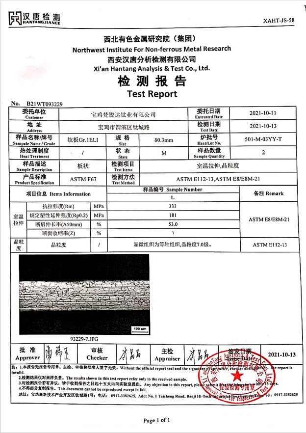 Gr1eli ASTMF67 test report