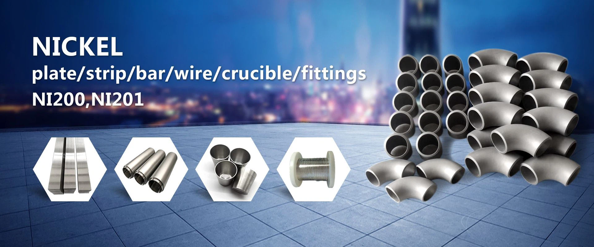 Nickel plates trip bar wire crucible fittings