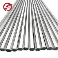 Gr2 Barra esagonale in titanio